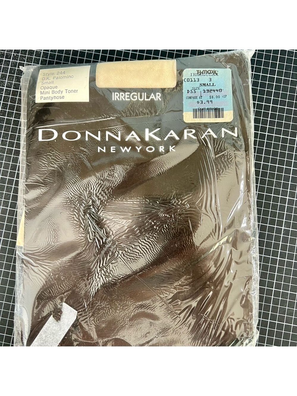 Donna Karan tights, pantyhose, vintage.NWT, size small,mini body toner pantyhose